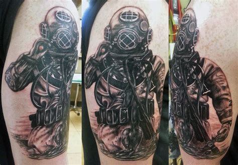 Discover the Depths of Artistry with Deep Sea Diver Tattoo
